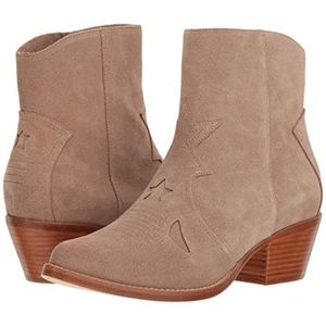 NEW Joie Tan Suede Perpetua Booties Size 37 (US 7)